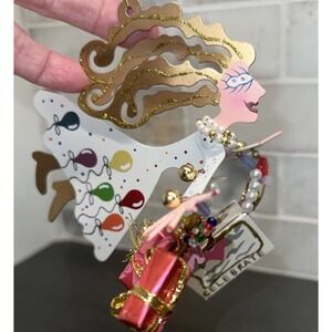 K. ROSSI CELEBRATE ORNAMENT GIFT FAIRY FOR SILVESTRI 1999 ARTIST SIGNED